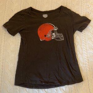 Cleveland Browns Scoop Neck T-Shirt